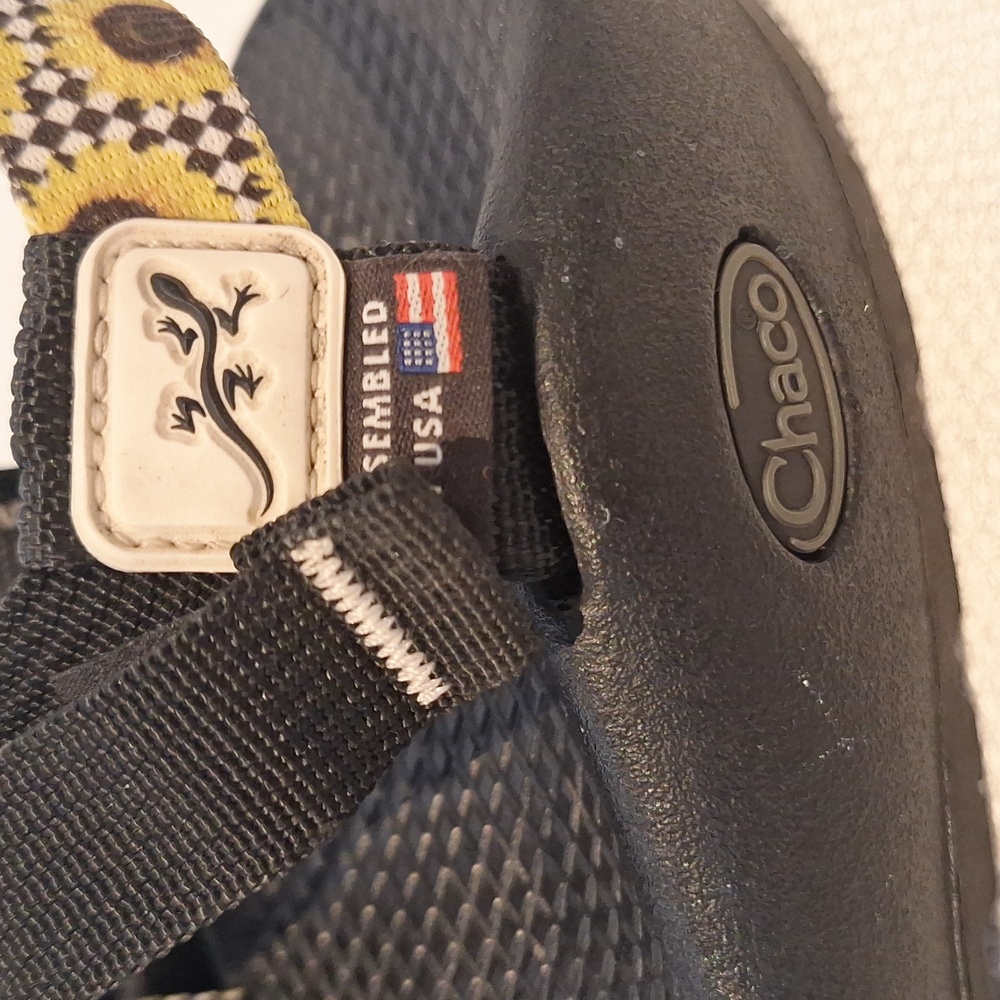 Chaco Black And White Checkered Patterned With Su… - image 3